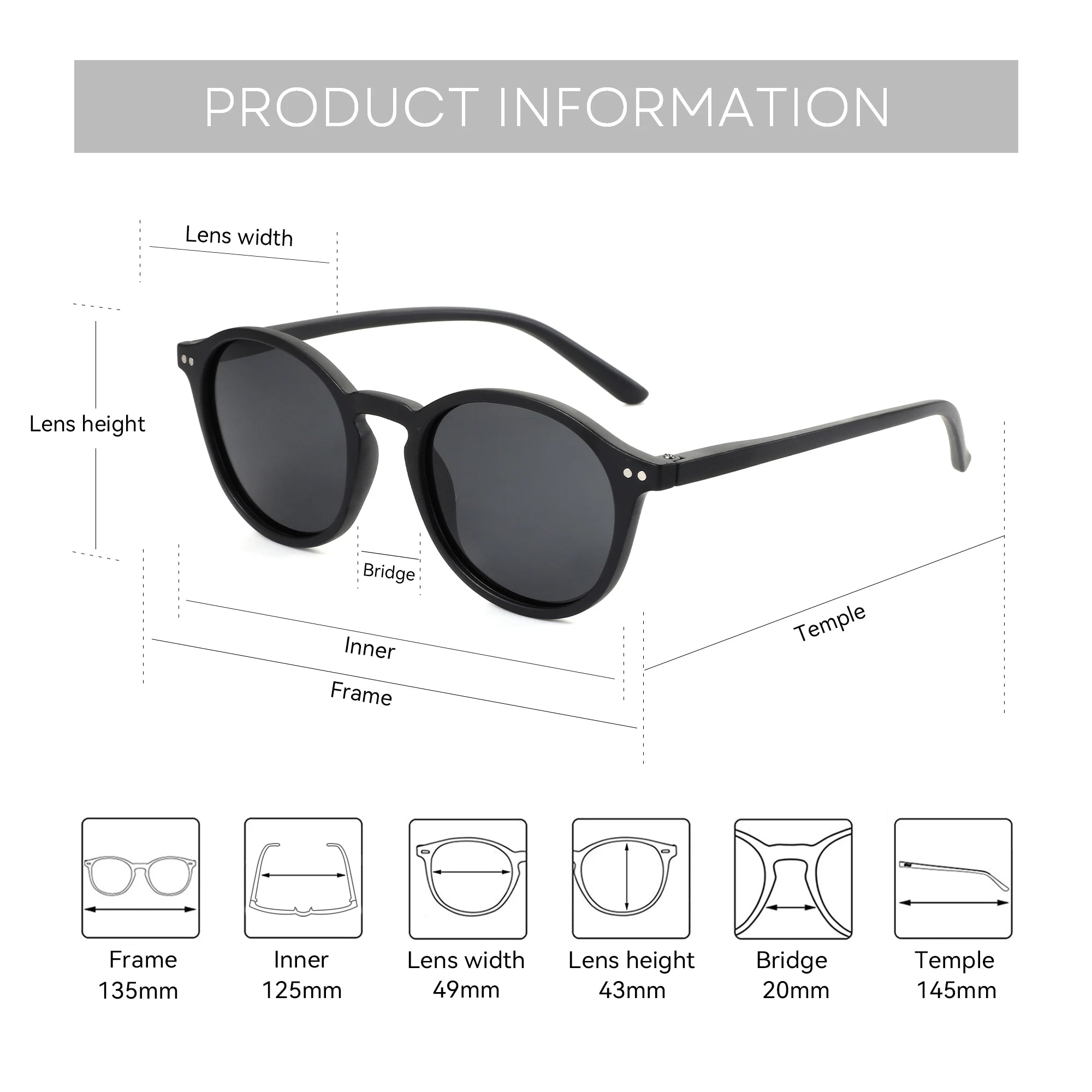 CowLost | zenottic-fashion-polarized-sunglasses-men-women-brand-designer-retro-round-sun-glasses-vintage-uv400-goggles-shades |3