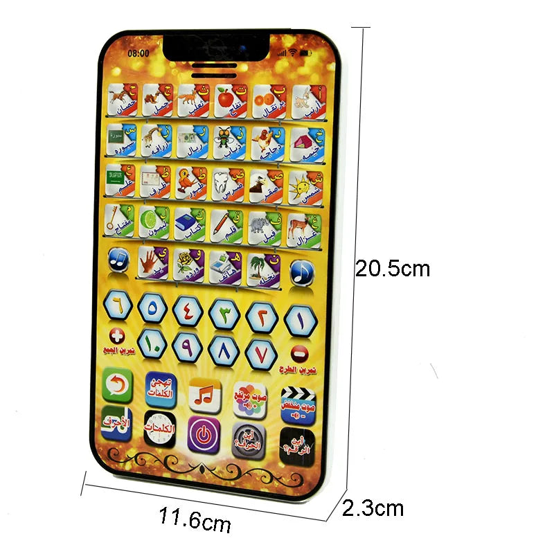 Kids Arabic Language Learning Interactive Toy Phone for Toddlers