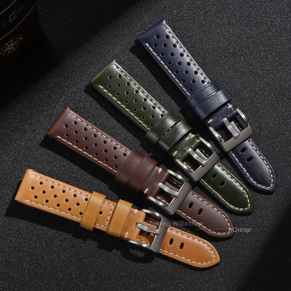 CowLost | watch-bands-product_id-hqstrap-genuine-leather-watch-strap-18-24mm-unisex-breathable-black-brown-blue |8