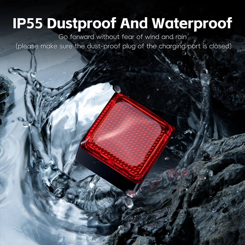 CowLost | sporting-goods-west-biking-diy-pixel-rear-bicycle-taillight-1100mah-long-battery-life |5