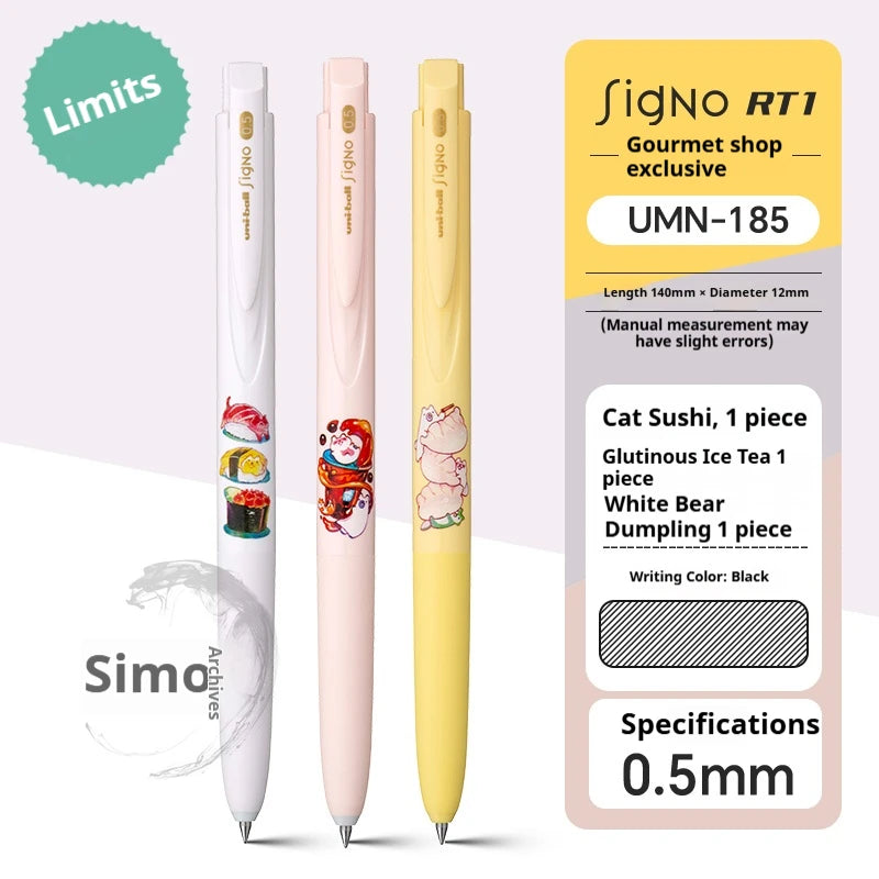 CowLost | product_id-japan-uni-mitsubishi-umn-185-food-museum-collab-0-5mm-gel-pen-ultra-smooth-for-school-collectors-gift |31