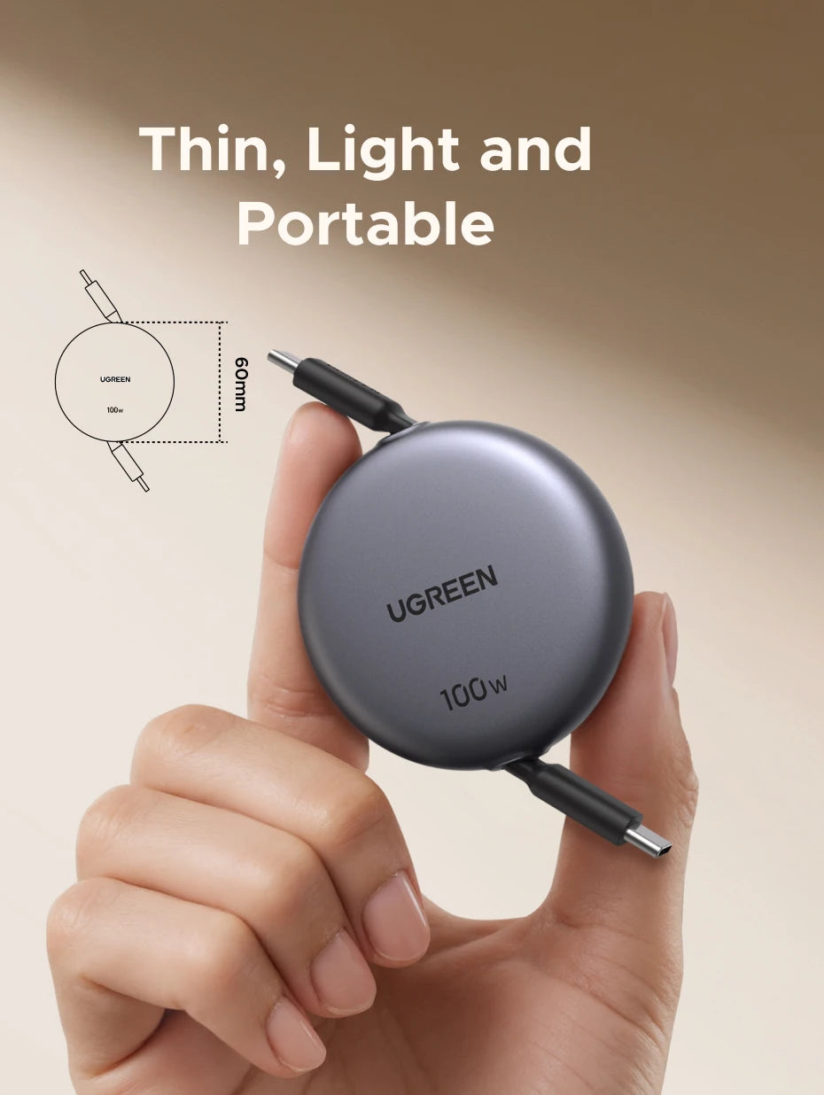 CowLost | ugreen-retractable-pd-100w-usb-c-to-usb-c-cable-fast-charging |10