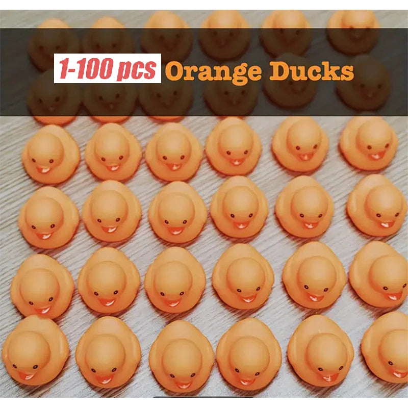 CowLost | product_id-1-100-pcs-orange-squeaky-rubber-ducks-for-party-favors-prizes-and-car-decor |1