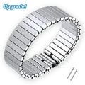 Elastic Stainless Steel Watch Band 14-22mm Metal Expansion Stretch Strap Wristband