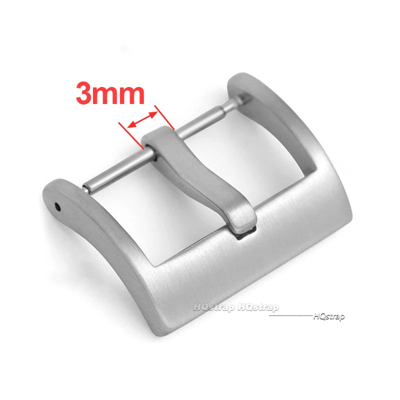 CowLost | product_id-16-22mm-stainless-steel-watch-band-buckle-square-button-clasp-silver-black-matte-polished |5
