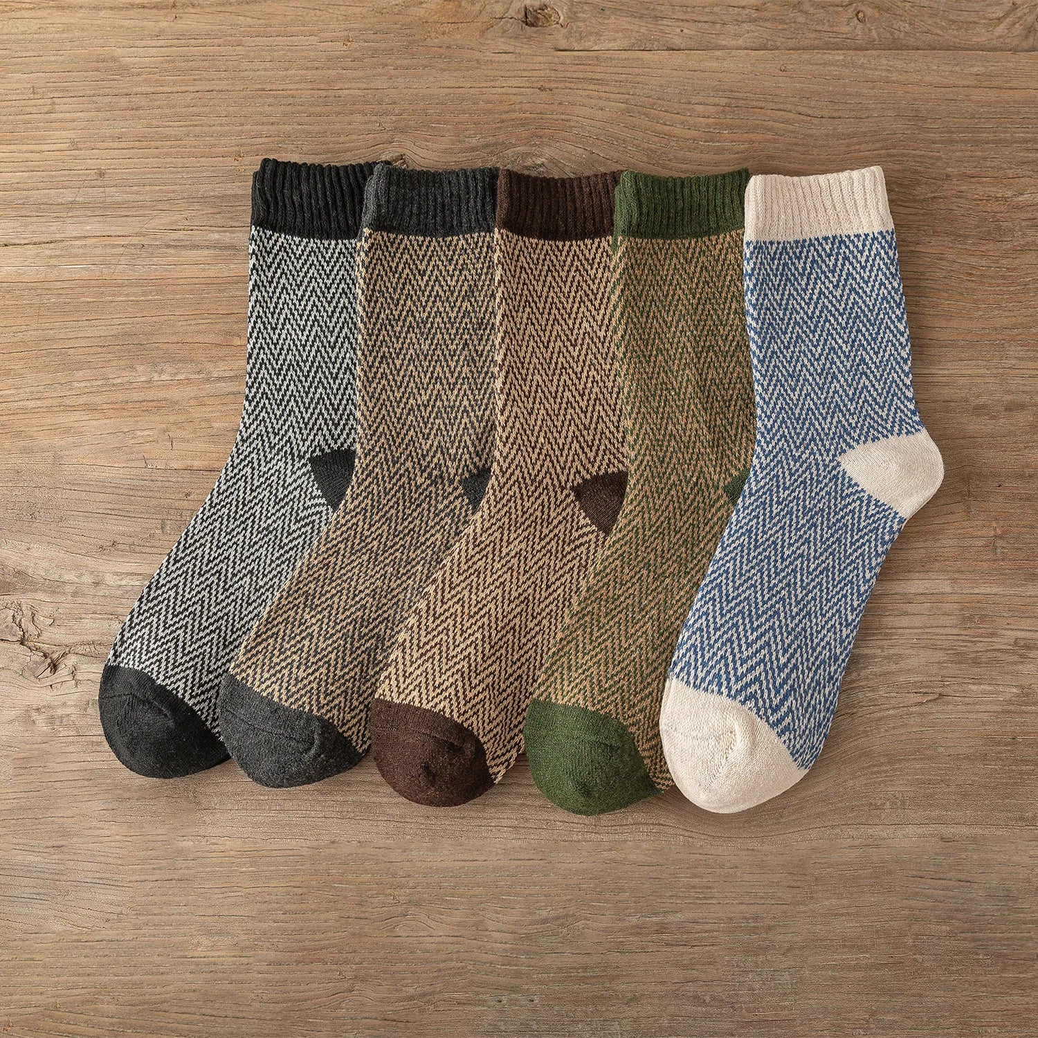 CowLost | sporting-goods-5-pairs-winter-vintage-thick-warm-socks |37