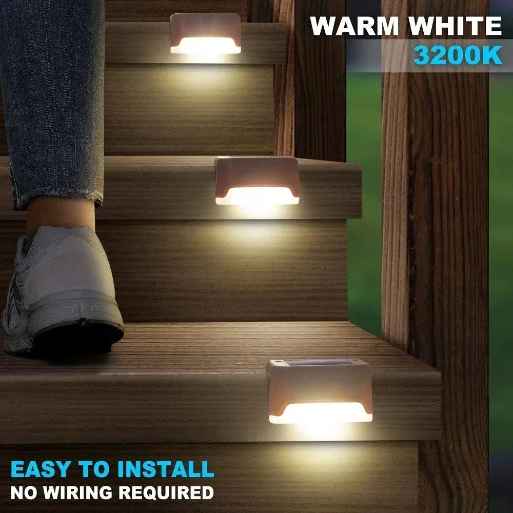 CowLost | product_id-4pcs-solar-waterproof-led-deck-step-fence-lights-for-outdoor-yard-garden |7