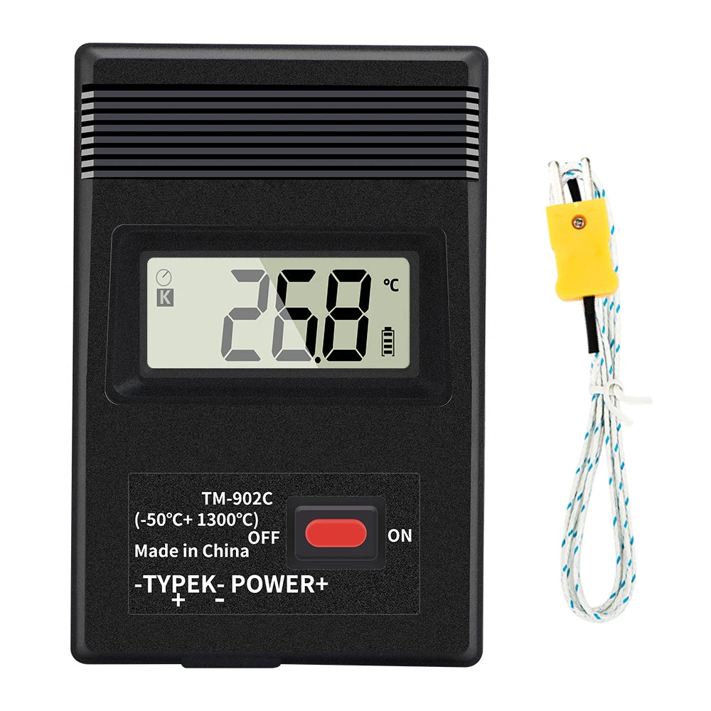 TM902C Digital Thermometer K Type Thermocouple Needle Probe -50°C to 1300°C