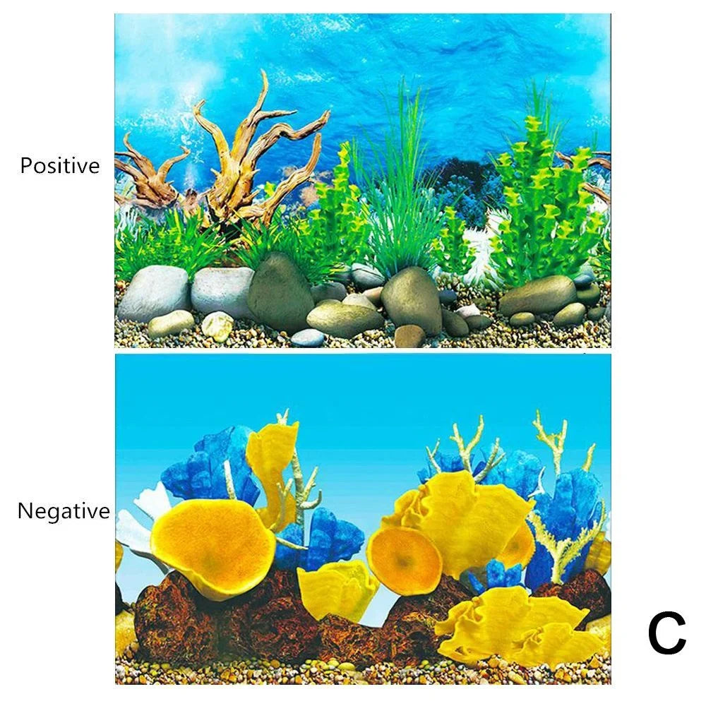 CowLost | seasonal-holiday-decorations-3d-aquarium-background-sticker-poster-for-fish-tank-decoration |17