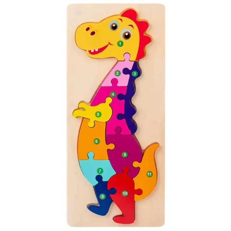 CowLost | fencing-barriers-wooden-baby-puzzle-toy-cute-animal-shapes-montessori-game |25