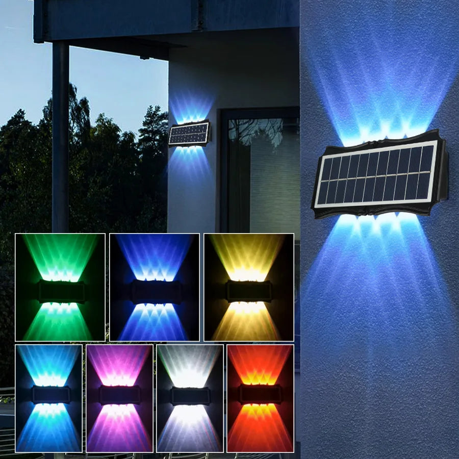 CowLost | product_id-solar-waterproof-led-wall-light-outdoor-high-brightness-up-down-garden-light |1