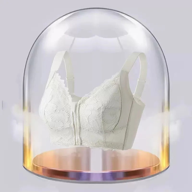 CowLost | product_id-womens-front-zipper-bra-with-back-gathering-correction-anti-sagging-comfort-warmth |10