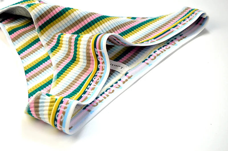 CowLost | product_id-3pcs-women-s-low-waist-striped-cotton-briefs-m-xxl-breathable-panties |7