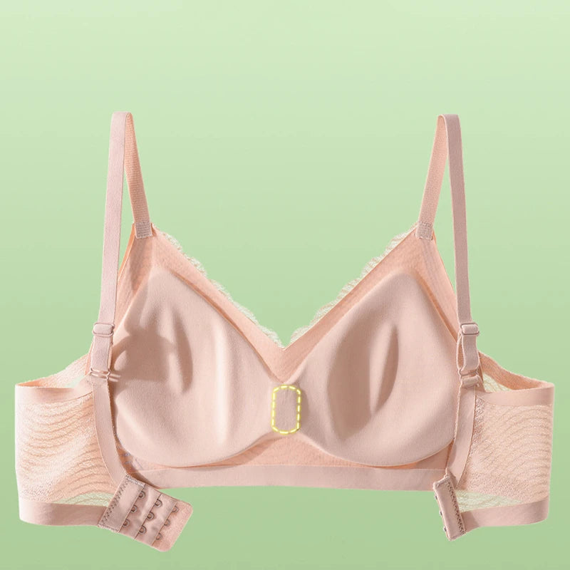 CowLost | product_id-lace-wireless-non-marking-bra-for-women-small-chest-anti-sagging-fixed-cup-beauty-back |14