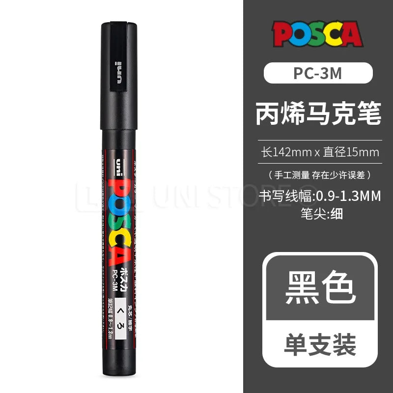 CowLost | product_id-uni-posca-pc-1m-3m-5m-multi-color-acrylic-permanent-marker-for-fabric-rock-metal-pop-posters-graffiti |69