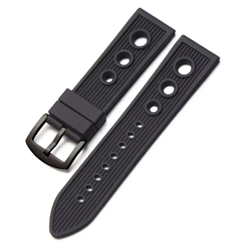 CowLost | product_id-22mm-waterproof-breathable-silicone-wrist-strap-for-rolex-and-seiko-watches |25