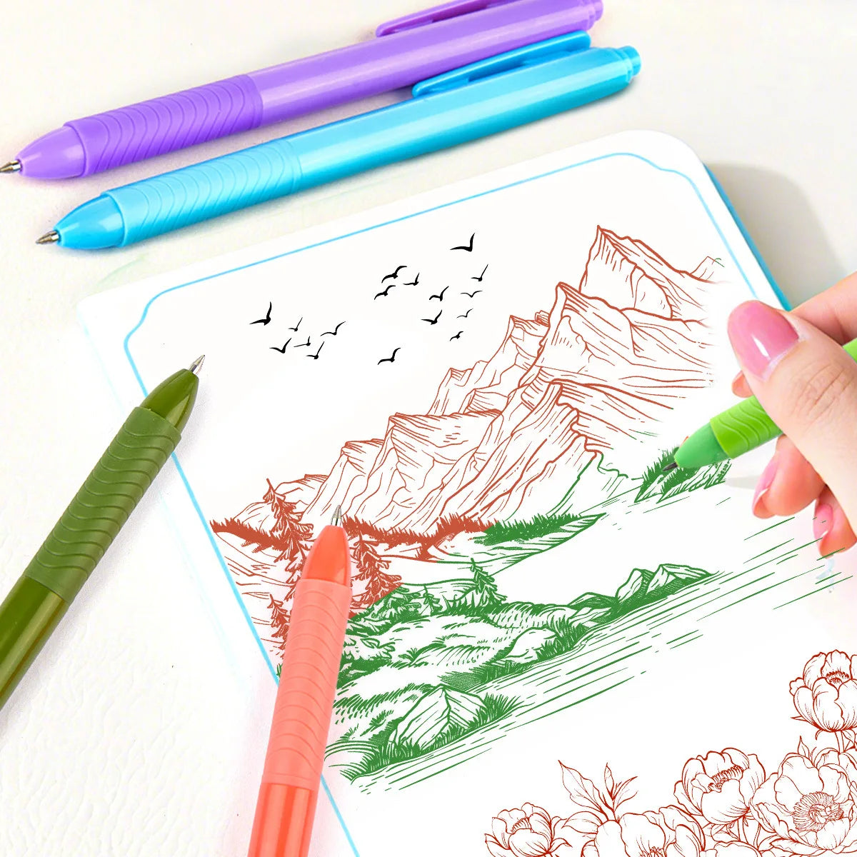 CowLost | pens-product_id-retractable-0-5mm-gel-ink-pens-extra-fine-tip-smooth-writing-no-bleed-or-smear |2