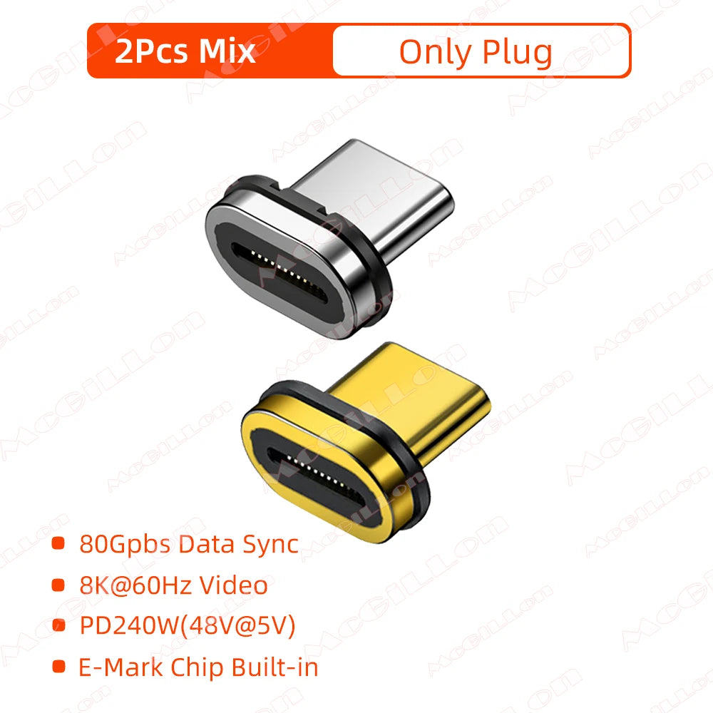 CowLost | product_id-usb4-thunderbolt-5-magnetic-usb-c-to-usb-c-adapter-240w-pd-fast-charging-80gbps-8k-60hz |20