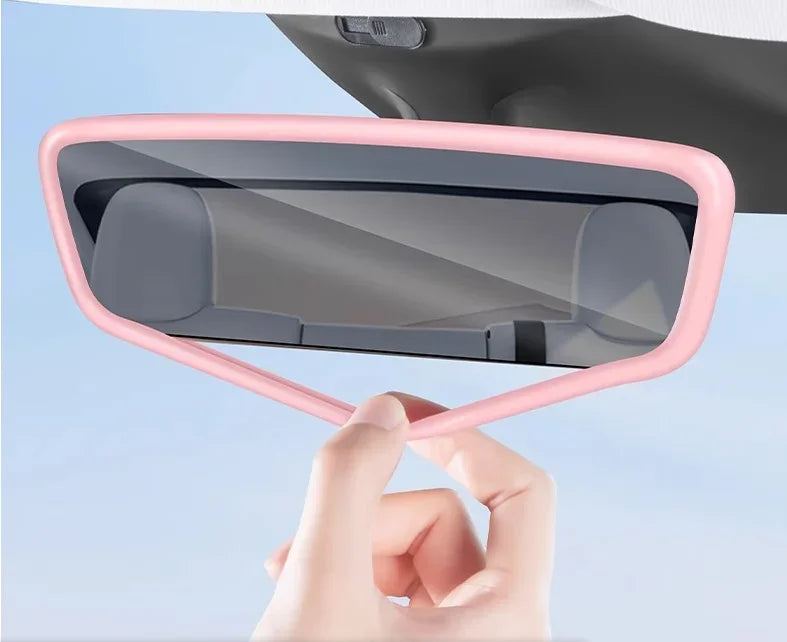 CowLost | product_id-3pcs-silicone-rearview-mirror-protectors-for-tesla-model-3-y-interior-mouldings-black-white-pink-grey |9
