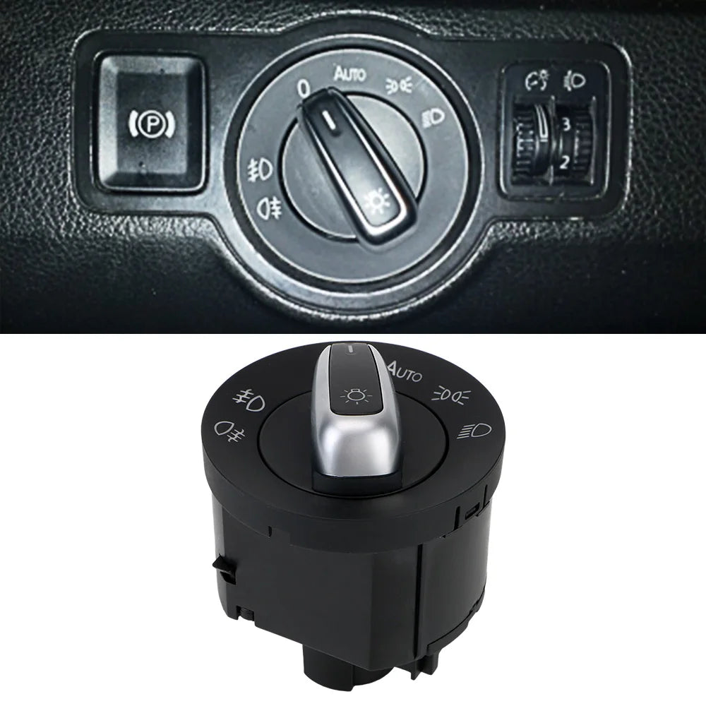CowLost | product_id-5nd941431b-chrome-fog-headlight-switch-knob-for-golf-jetta-mk5-mk6-gti-passat-b6-b7-cc-touran-tiguan |9