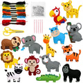 Kids DIY Animal Craft Kit Educational Sewing Felt Montessori Toys