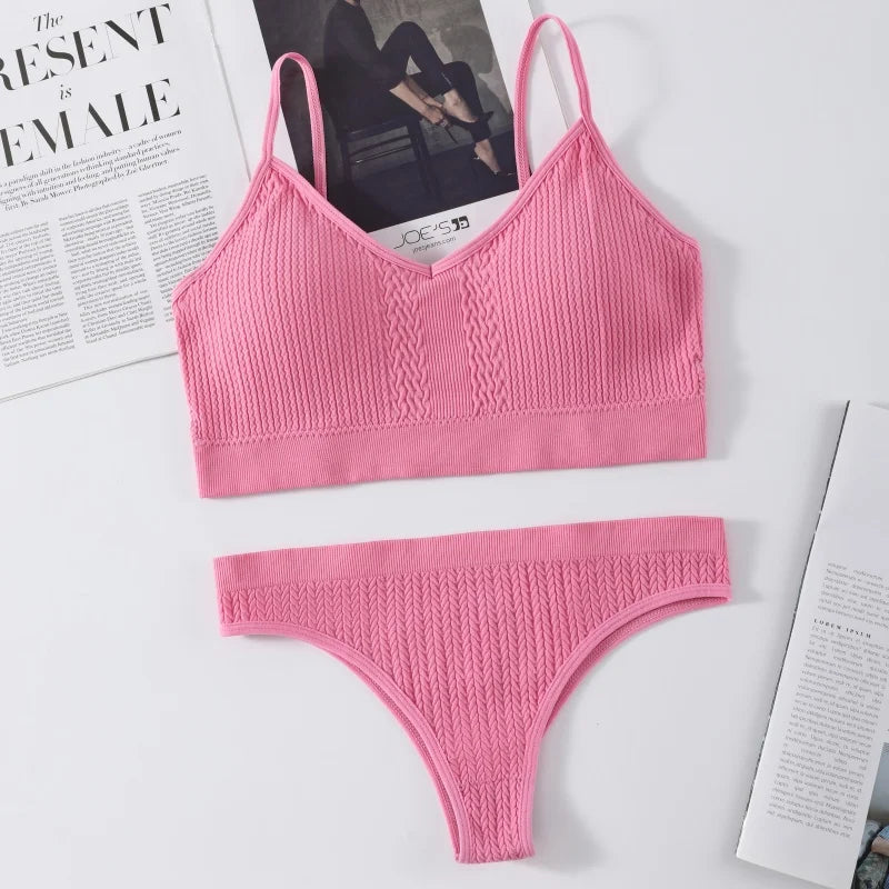 CowLost | product_id-seamless-women-s-wire-free-push-up-bra-low-rise-panties-set |20