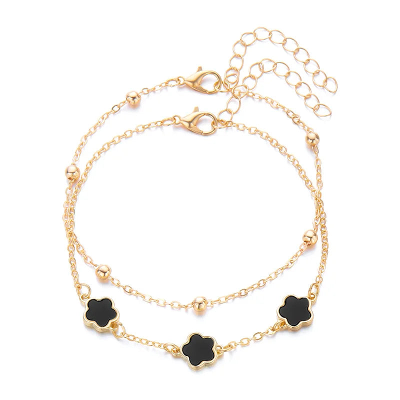 CowLost | vintage-boho-love-heart-crystal-colorful-anklet-for-women |21