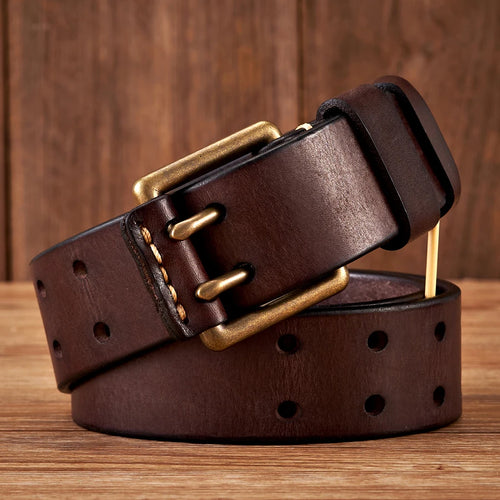 CowLost | 3-8cm-wide-vintage-mens-belt-cowhide-genuine-leather |2