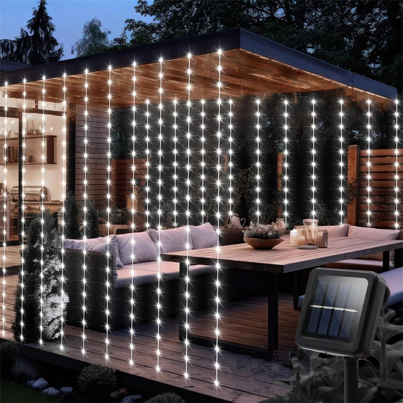 CowLost | product_id-solar-led-copper-wire-curtain-fairy-string-lights-for-outdoor-garden-wedding-party-decor |12