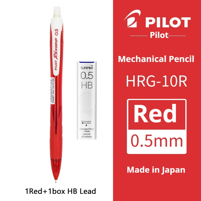 CowLost | product_id-japan-pilot-hrg-10r-mechanical-pencil-0-5mm-colored-rod-unbreakable-non-toxic-with-eraser-for-kids-beginners-writing-drawing |50