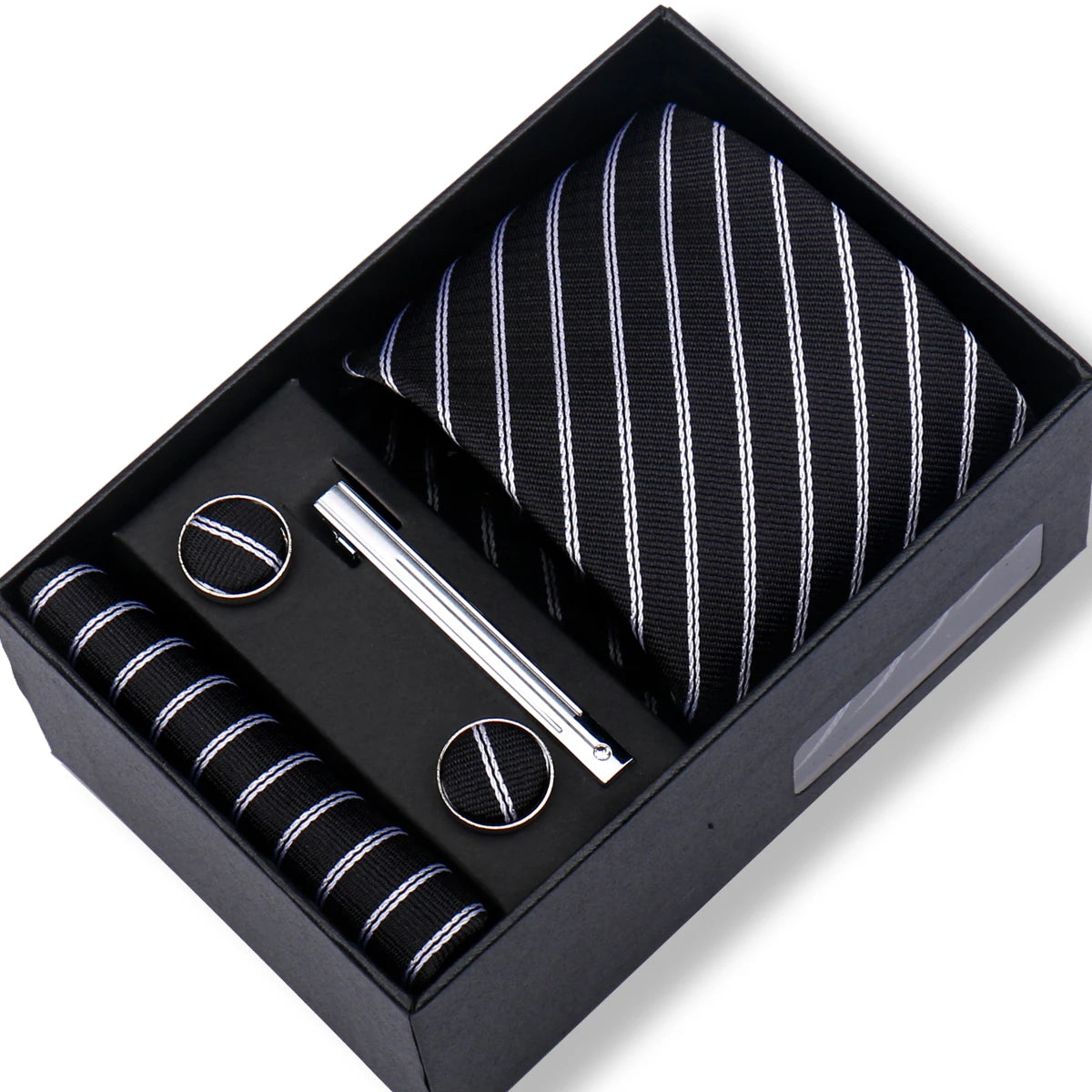 CowLost | tie-men-with-box-top-quality-business-ties-hanky-cufflink-set |52
