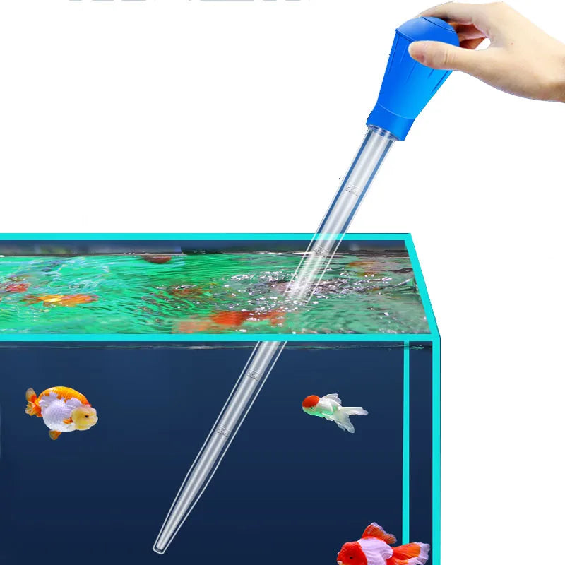 CowLost | pet-supplies-lengthen-aquarium-siphon-pipettes-fish-tank-cleaner |1