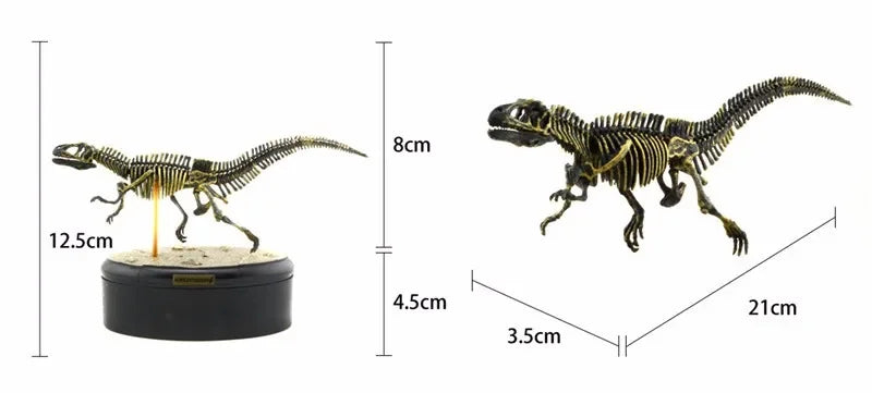 Dinosaur Excavation 3D Puzzle Toy Skeleton Fossil Model Chiosaurus
