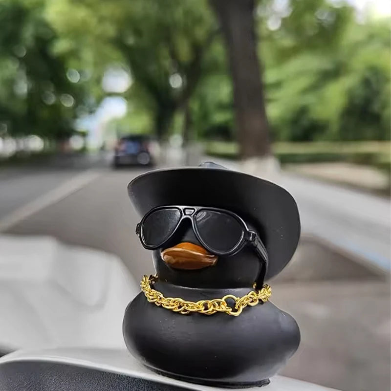 CowLost | product_id-black-duck-cowboy-hat-car-decoration-set |1