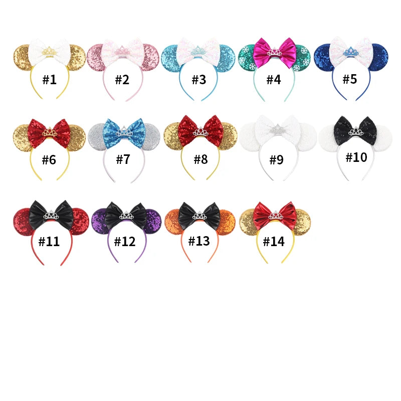 CowLost | disney-mickey-glitter-crown-hairband-for-girls |5