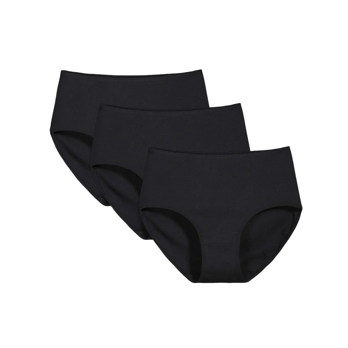 CowLost | product_id-3pcs-womens-cotton-high-waist-solid-color-briefs-xs-2xl |15