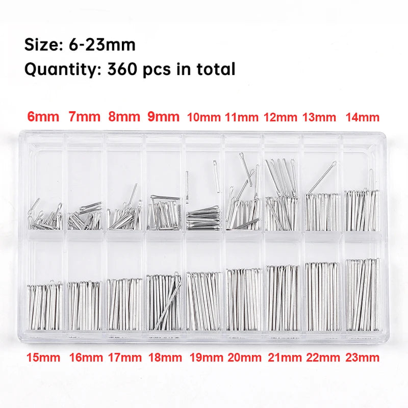CowLost | product_id-360pcs-stainless-steel-watchband-split-connecting-pins-6-23mm-assortment |5
