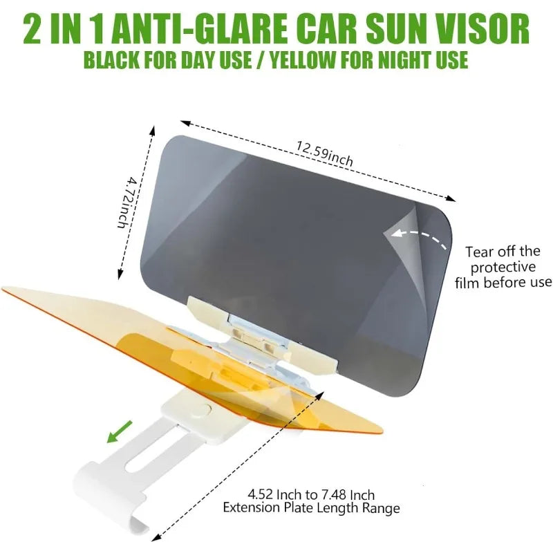 CowLost | vehicle-parts-accessories-hd-car-sun-visor-anti-sunlight-dazzle-goggles |6