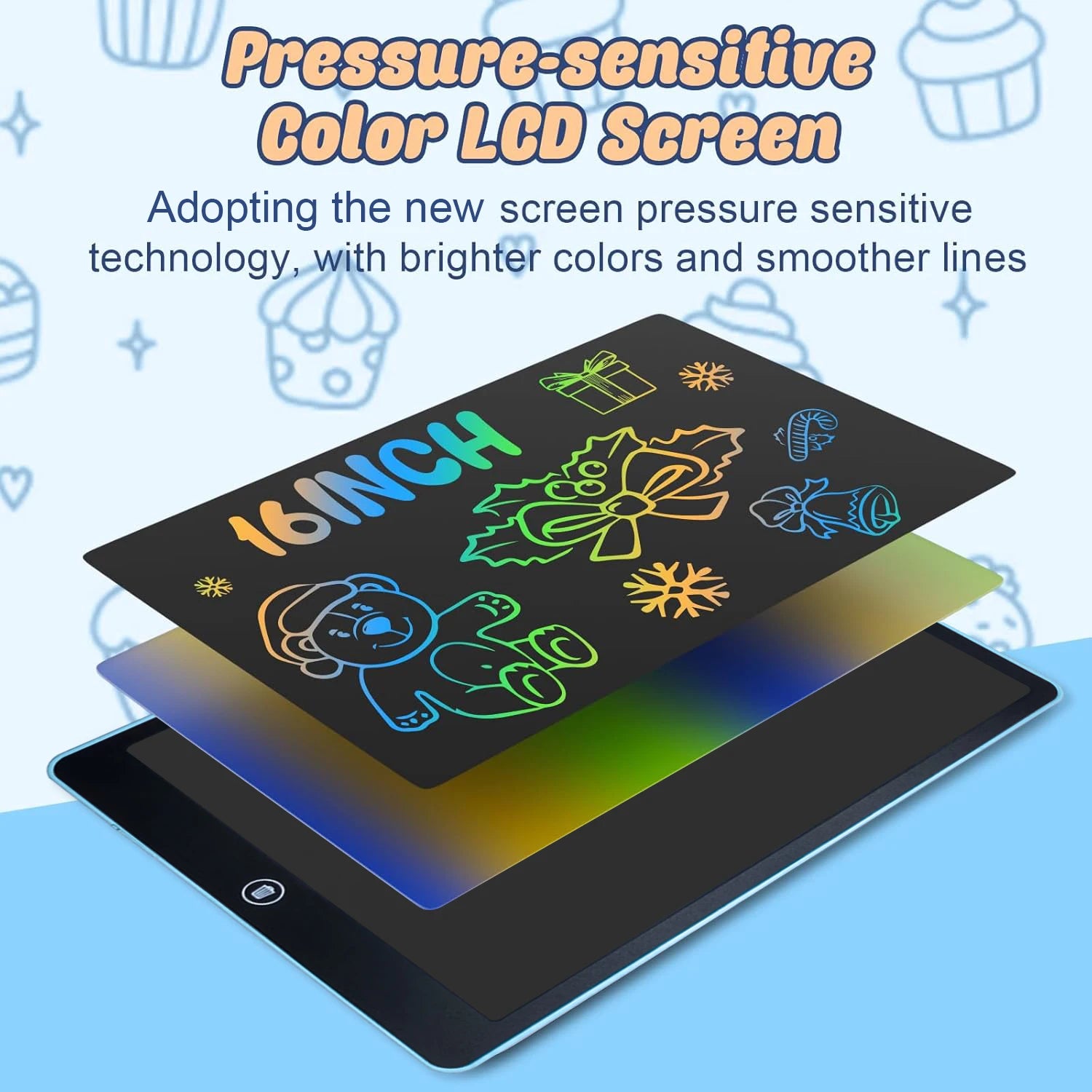 CowLost | pet-supplies-lcd-writing-and-drawing-tablet-educational-doodle-board |8