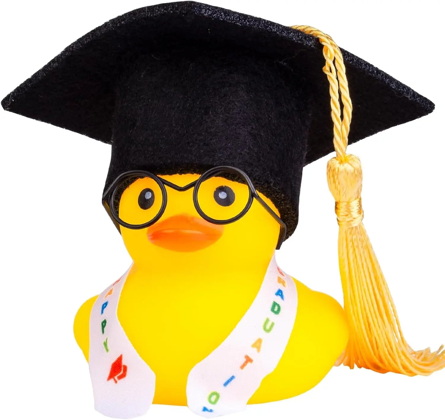CowLost | product_id-graduation-rubber-duck-car-ornament-set-with-mini-hat-and-glasses |17
