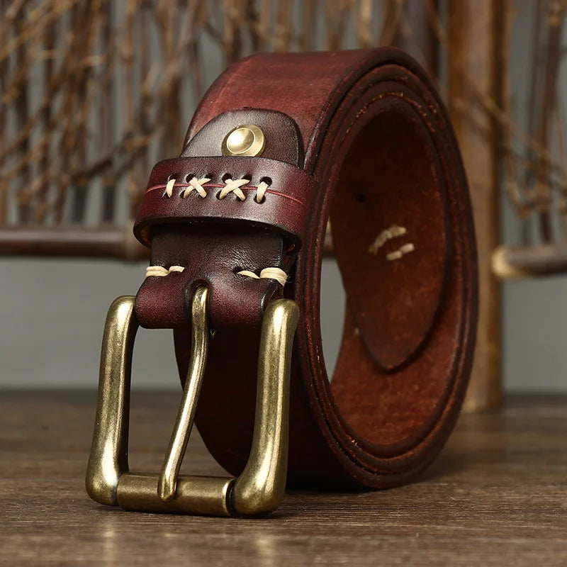 CowLost | 3-8cm-men-high-quality-genuine-leather-belt |4