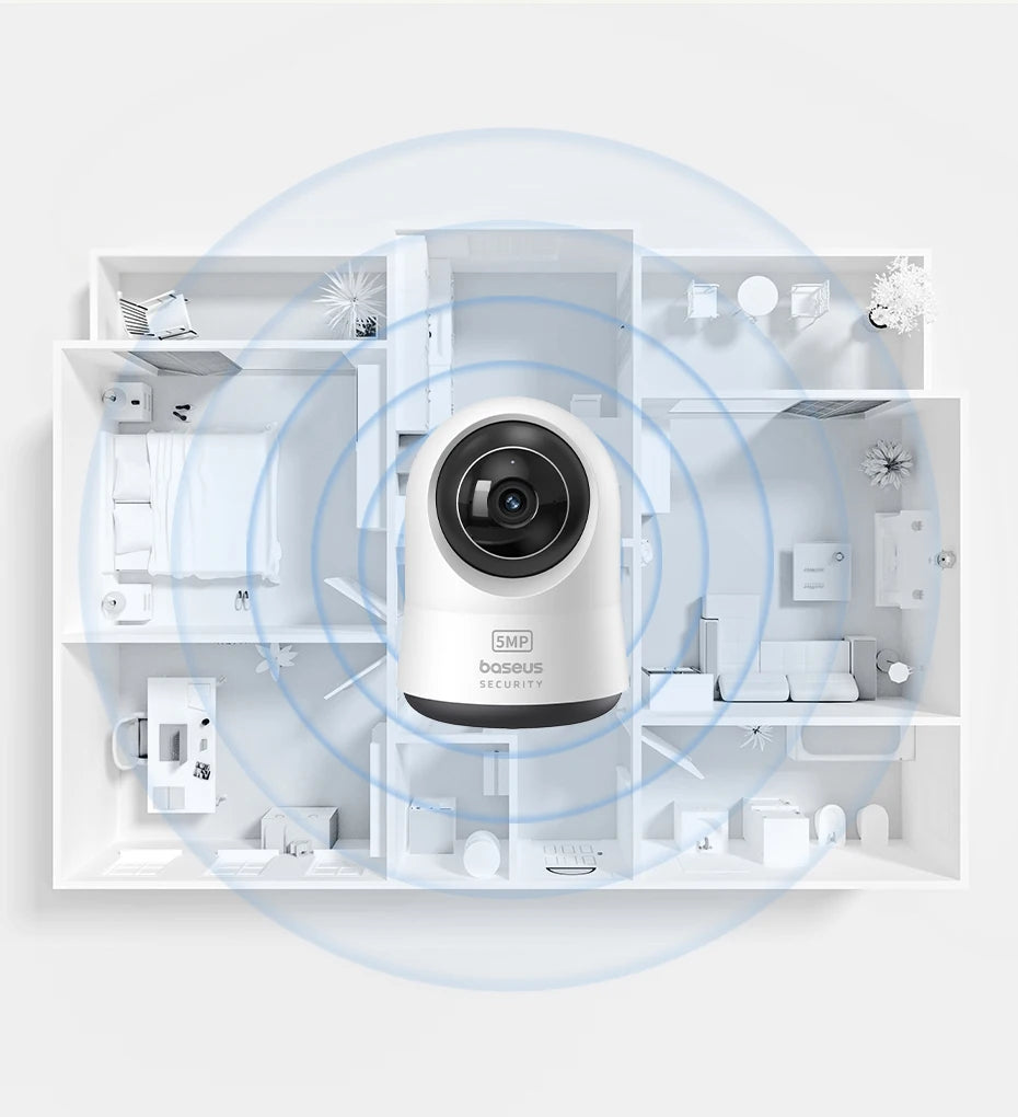 CowLost | baseus-5mp-3k-wifi-ip-camera-2-4g-5g-wireless-indoor-security-protection |20