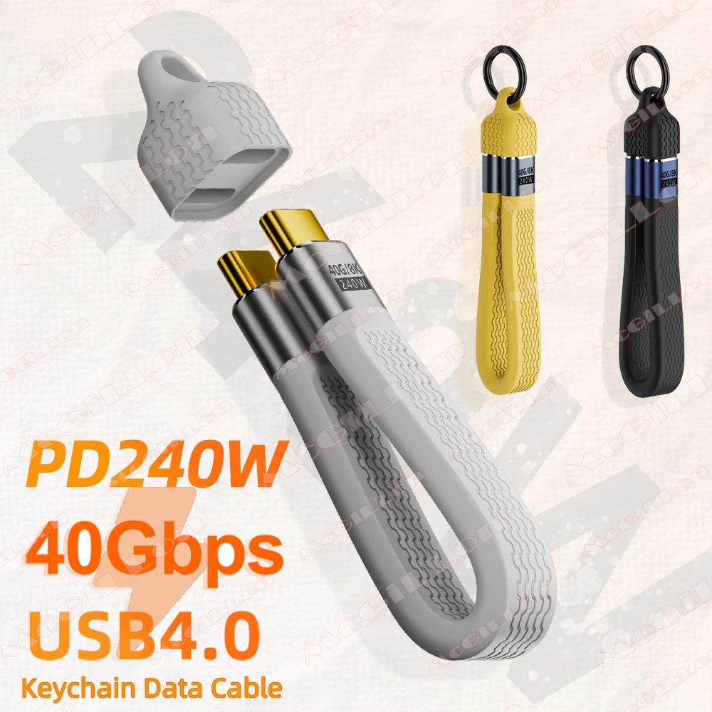 CowLost | product_id-keychain-pd240w-usb4-usb-c-to-usb-c-cable-40gbps-5a-fast-charging-240w-8k-60hz-extension |1