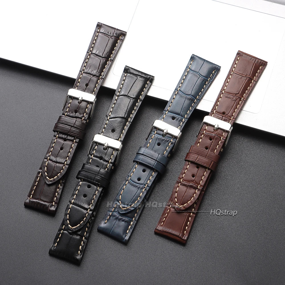 CowLost | product_id-hqstrap-genuine-leather-watchbands-13-22mm-universal-replacement-strap-with-pin-buckle |3