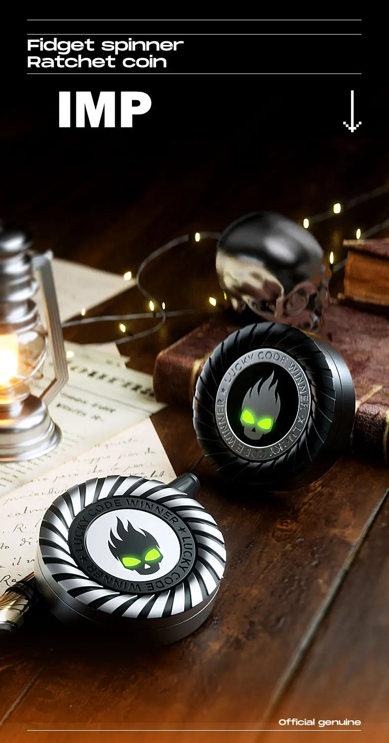 CowLost | product_id-ratchet-metal-fingertip-spinner-edc-stress-relief-toy-little-devil-mechanical-card-pusher-gift |6