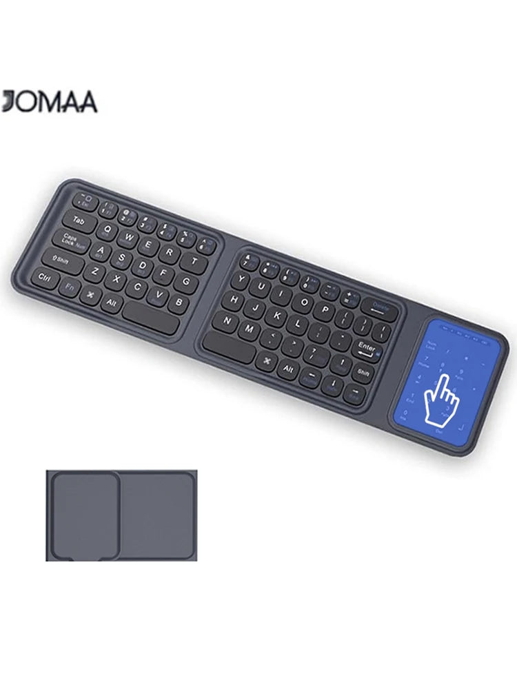CowLost | product_id-jomaa-tri-fold-bluetooth-keyboard-with-pu-leather-cover-3-device-wireless-connection-for-tablet-phone-laptop |11