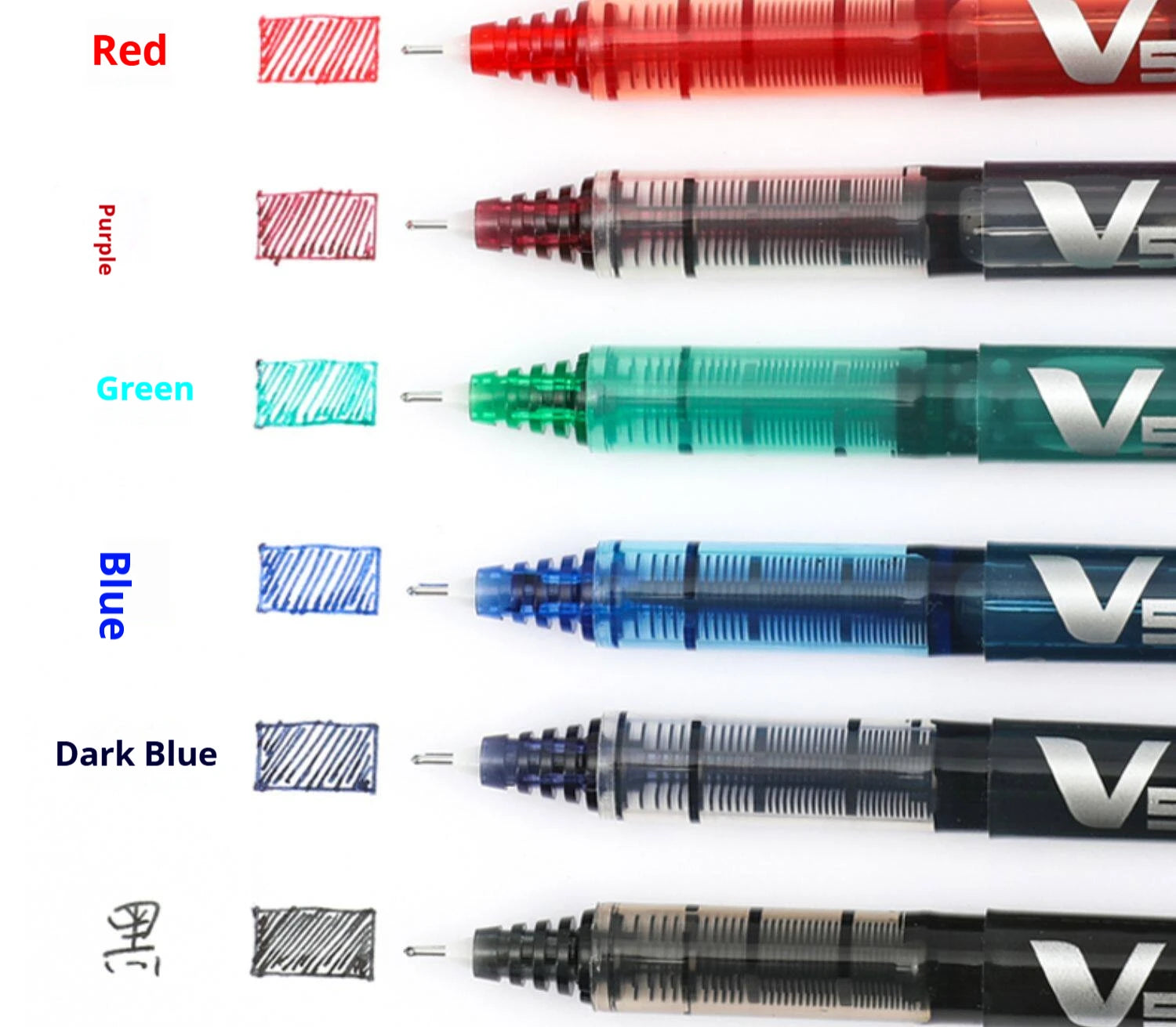 CowLost | product_id-pilot-bx-v5-12-color-0-5mm-rollerball-pens-anti-leak-smooth-ink-for-journaling-art-projects |17