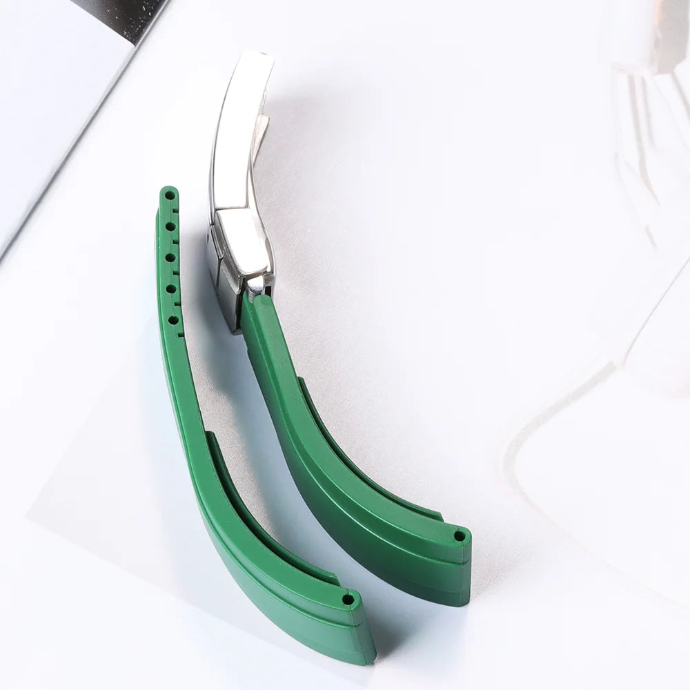 CowLost | bracelets-product_id-20mm-silicone-waterproof-replacement-strap-for-rolex-watch-unisex-rubber-band |13