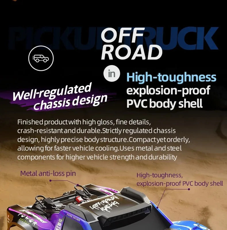 CowLost | fencing-barriers-jjrc-q130-70km-h-4wd-brushless-motor-rc-car-high-speed-drift-monster-truck |38
