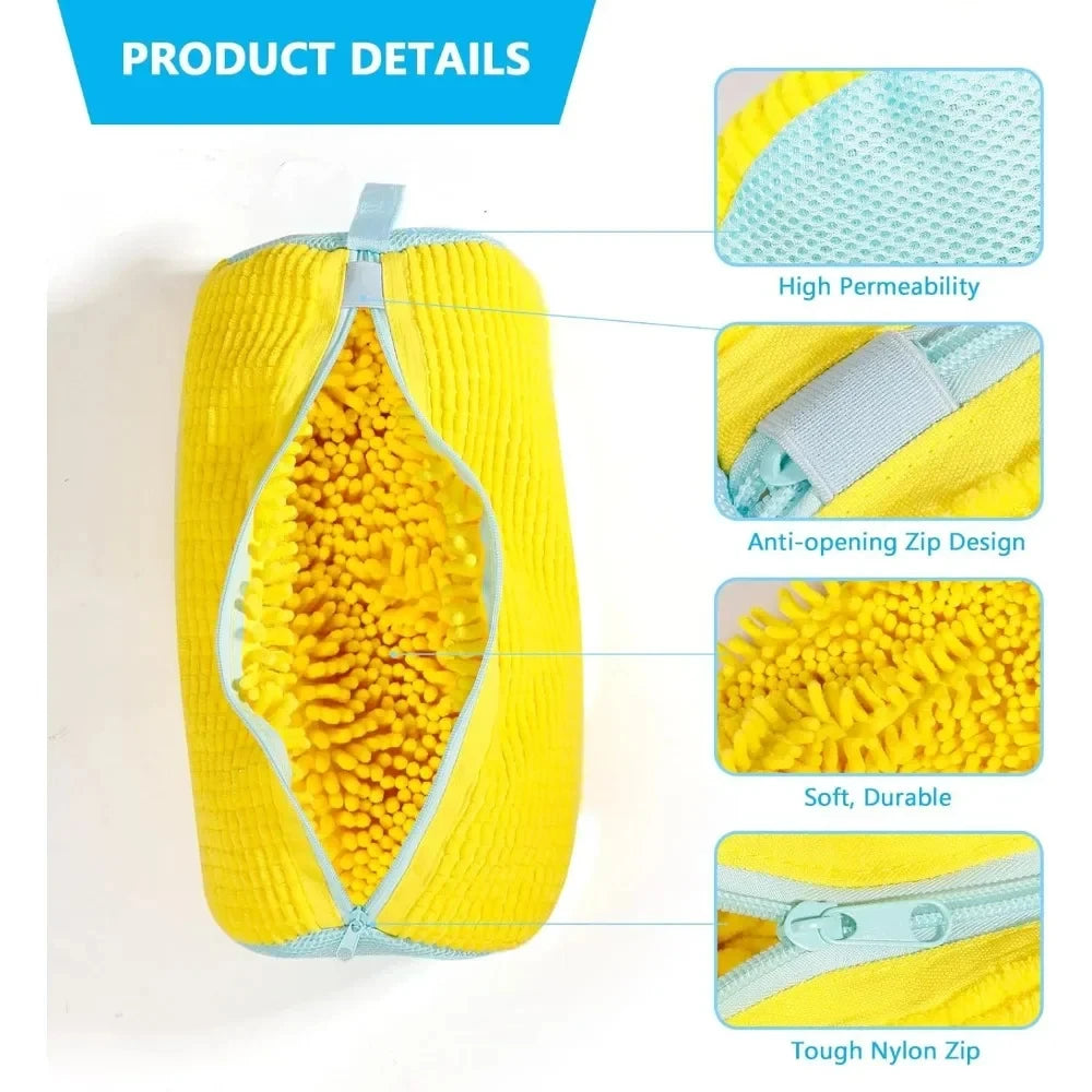 CowLost | product_id-padded-polyester-shoe-laundry-wash-bag-with-soft-fluffy-fibers |6